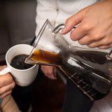 Glass Pour Over Carafe w/ Reusable Filter
