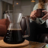 Glass Pour Over Carafe w/ Reusable Filter